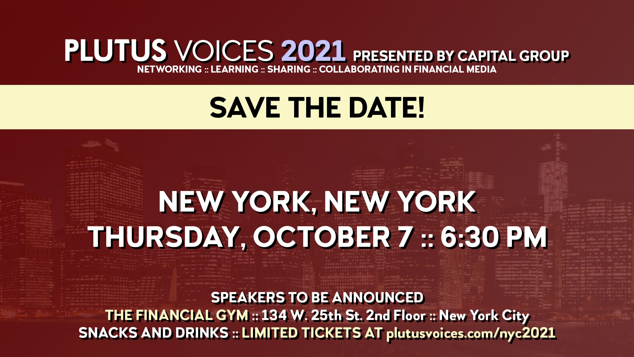 Plutus Voices New York City 2021